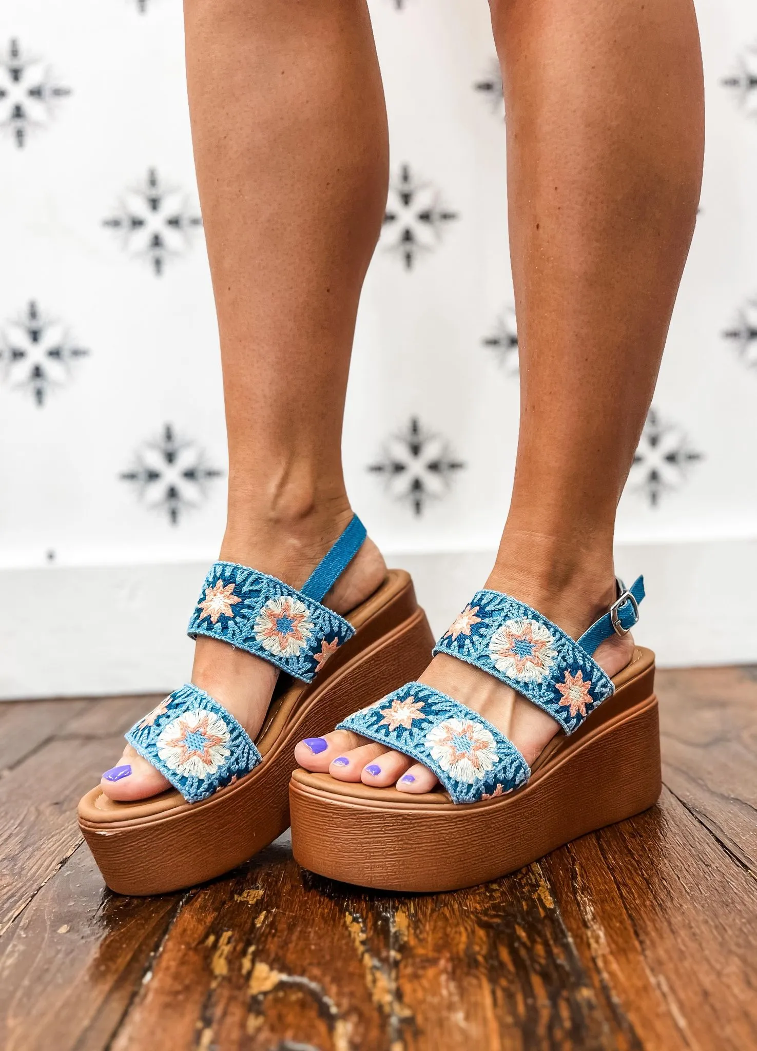 Aspen Crochet Wedges (was $44.90)