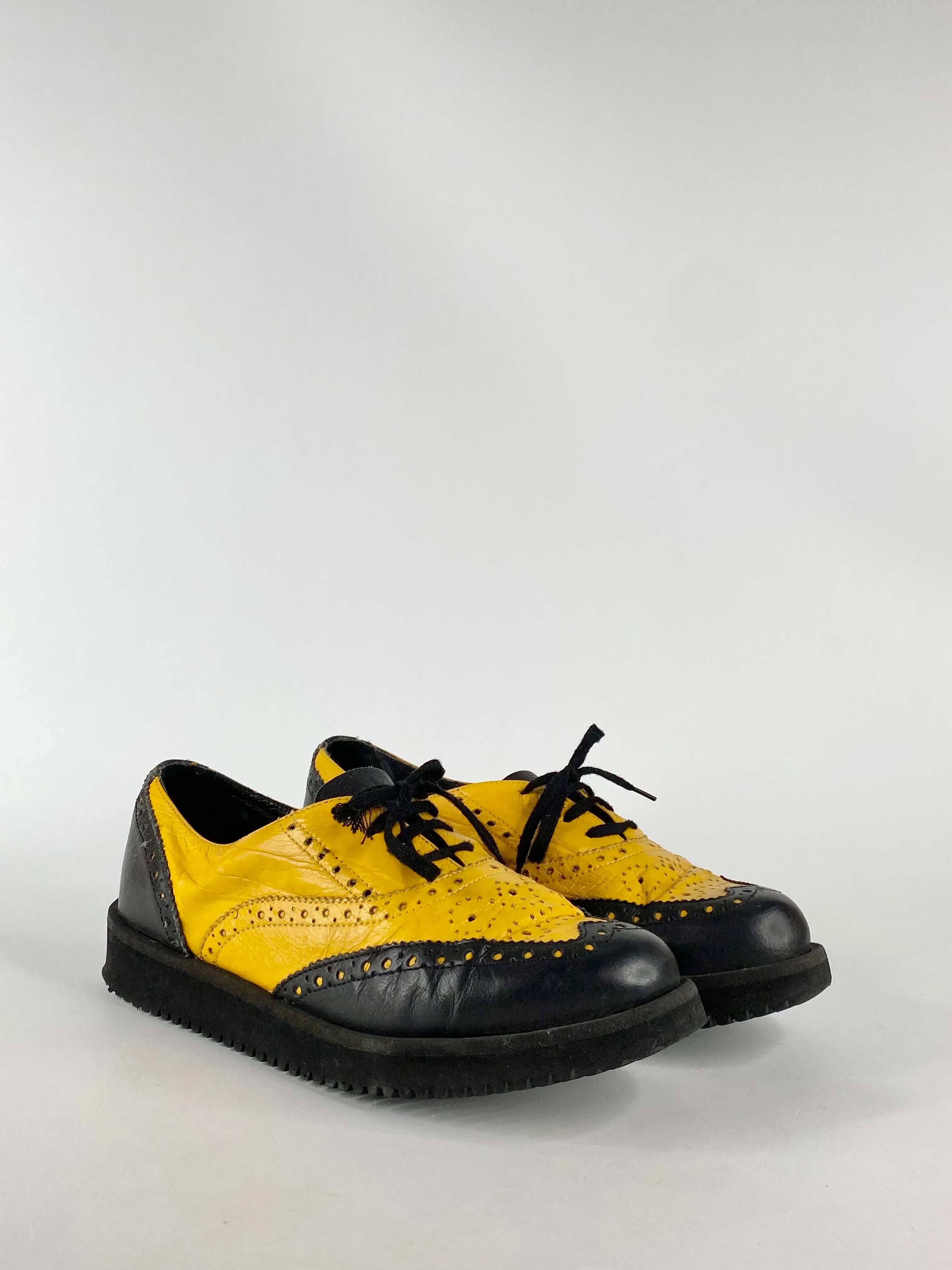 Banana Republic Black & Yellow Brogues - EU37.5