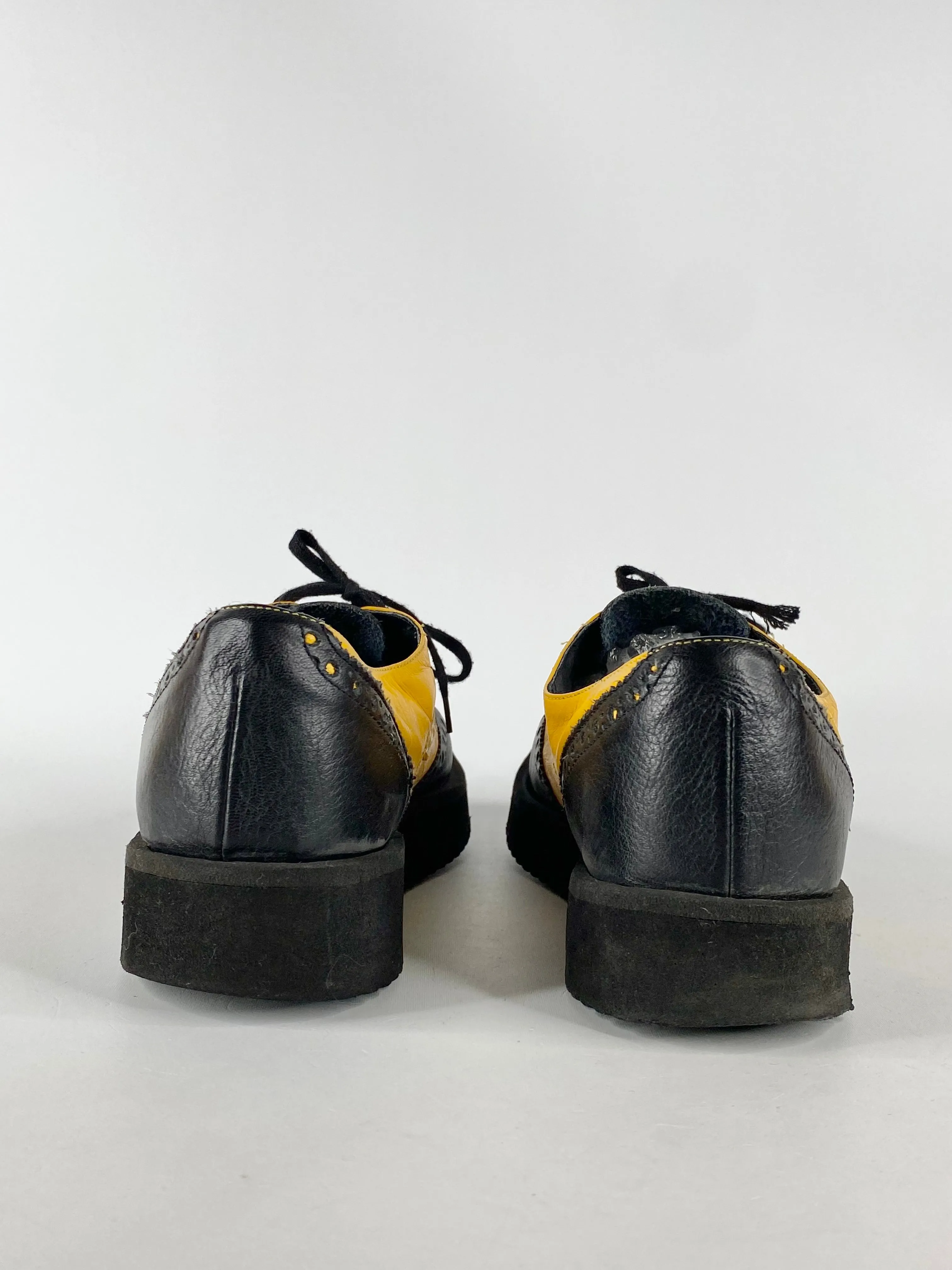 Banana Republic Black & Yellow Brogues - EU37.5