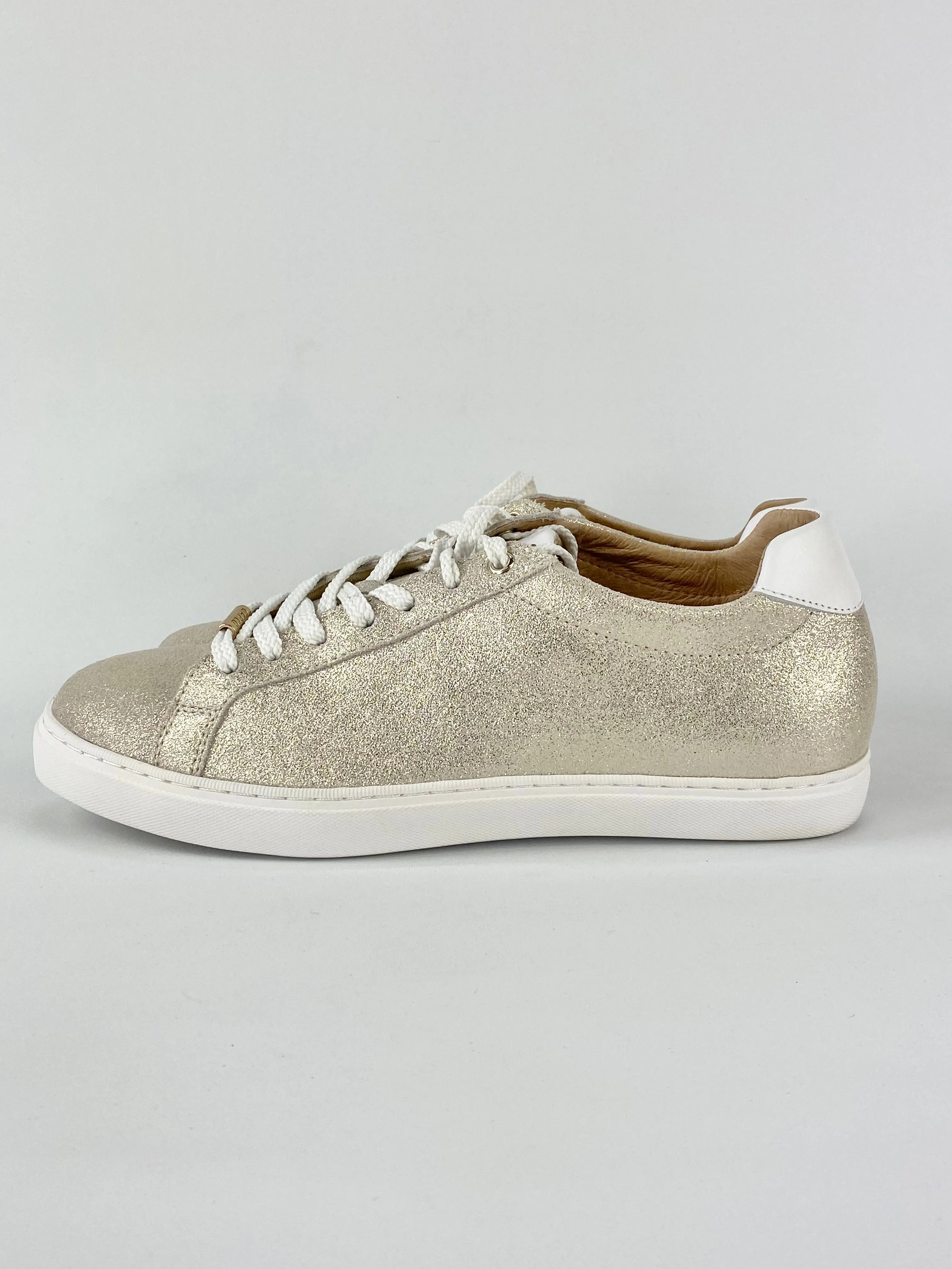 Bared Whistler II Champagne Glitter Lace Ups - EU39
