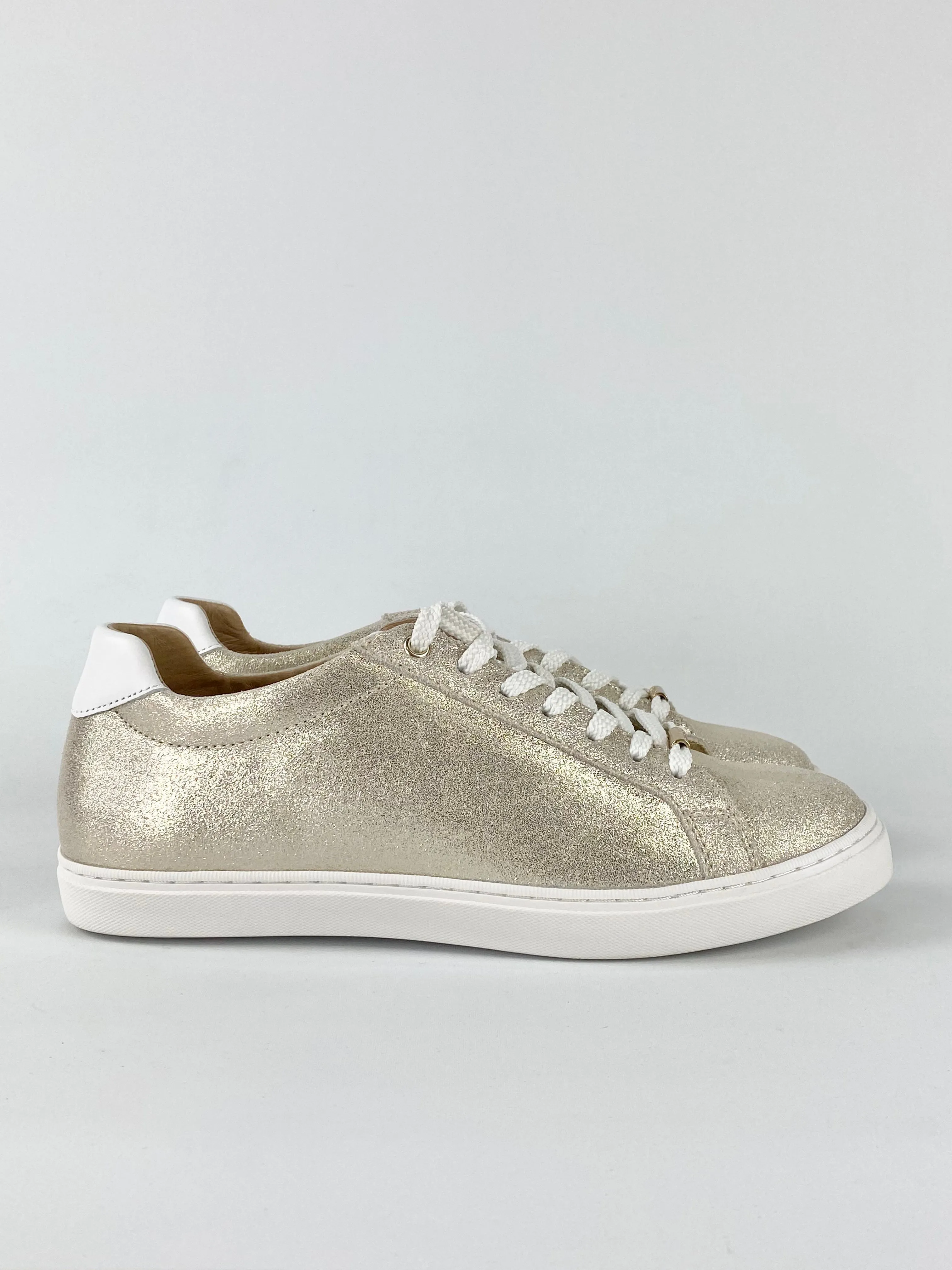 Bared Whistler II Champagne Glitter Lace Ups - EU39