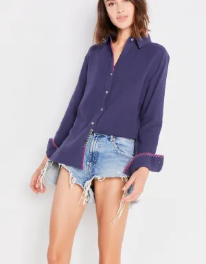 Beach Shirt, Navy