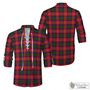 Belshes Tartan Men's Scottish Traditional Jacobite Ghillie Kilt Shirt