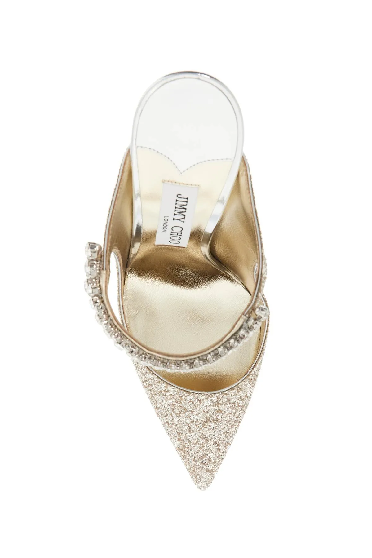 Bing Glitter Fabric Slingback Pumps