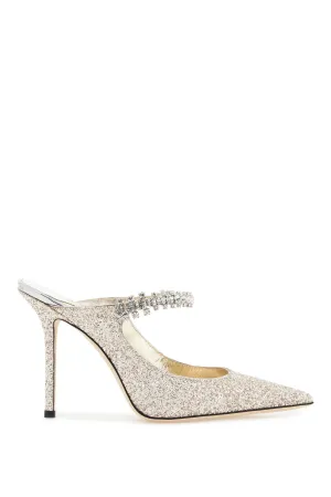 Bing Glitter Fabric Slingback Pumps