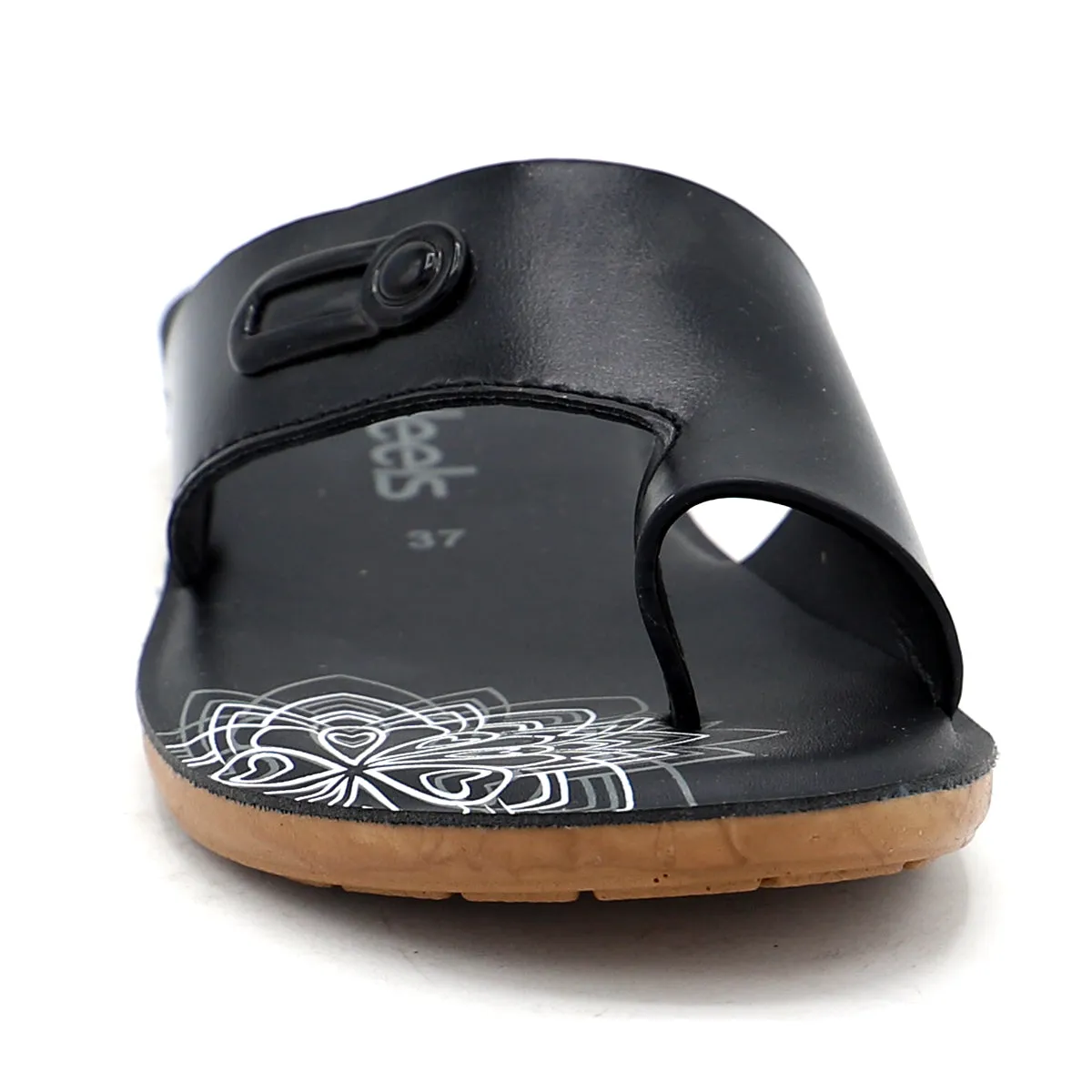 Black Casual Flip-Flop 002068