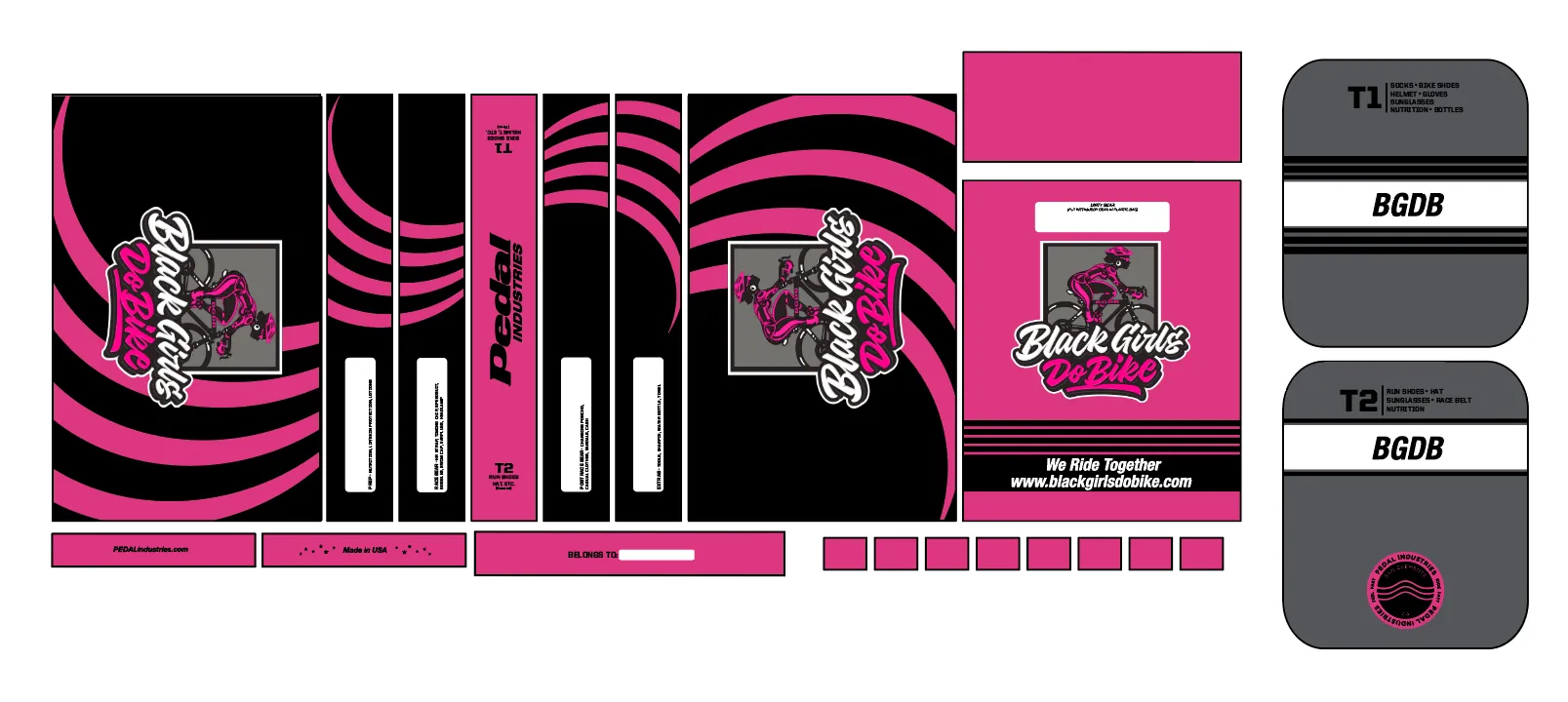 Black Girls Do Bike 2022 TRIATHLON SPECIFIC RaceDay Bag
