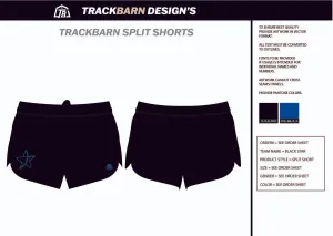 Black-Star- Youth Split Track Short