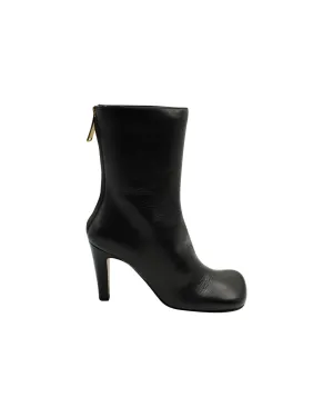 Bottega Veneta Bloc Boots in Black Leather