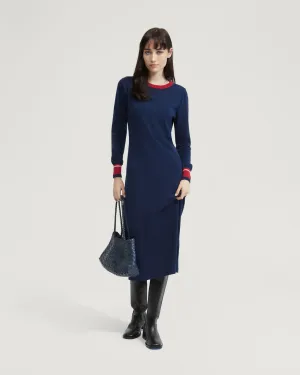 Bridgette Contrast Trim Knit Dress