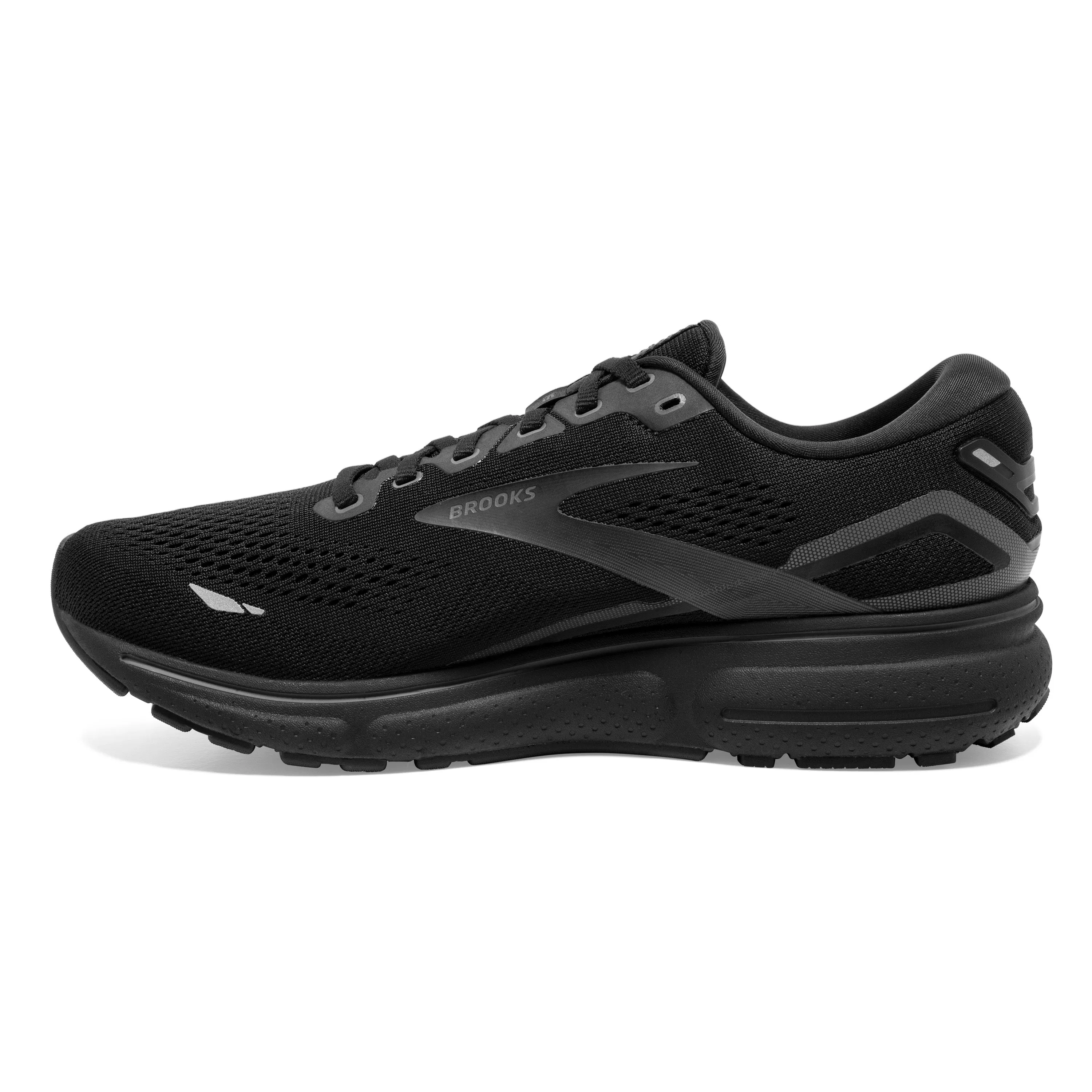 Brooks Womens Trainer Ghost 15 Black/Black/Ebony