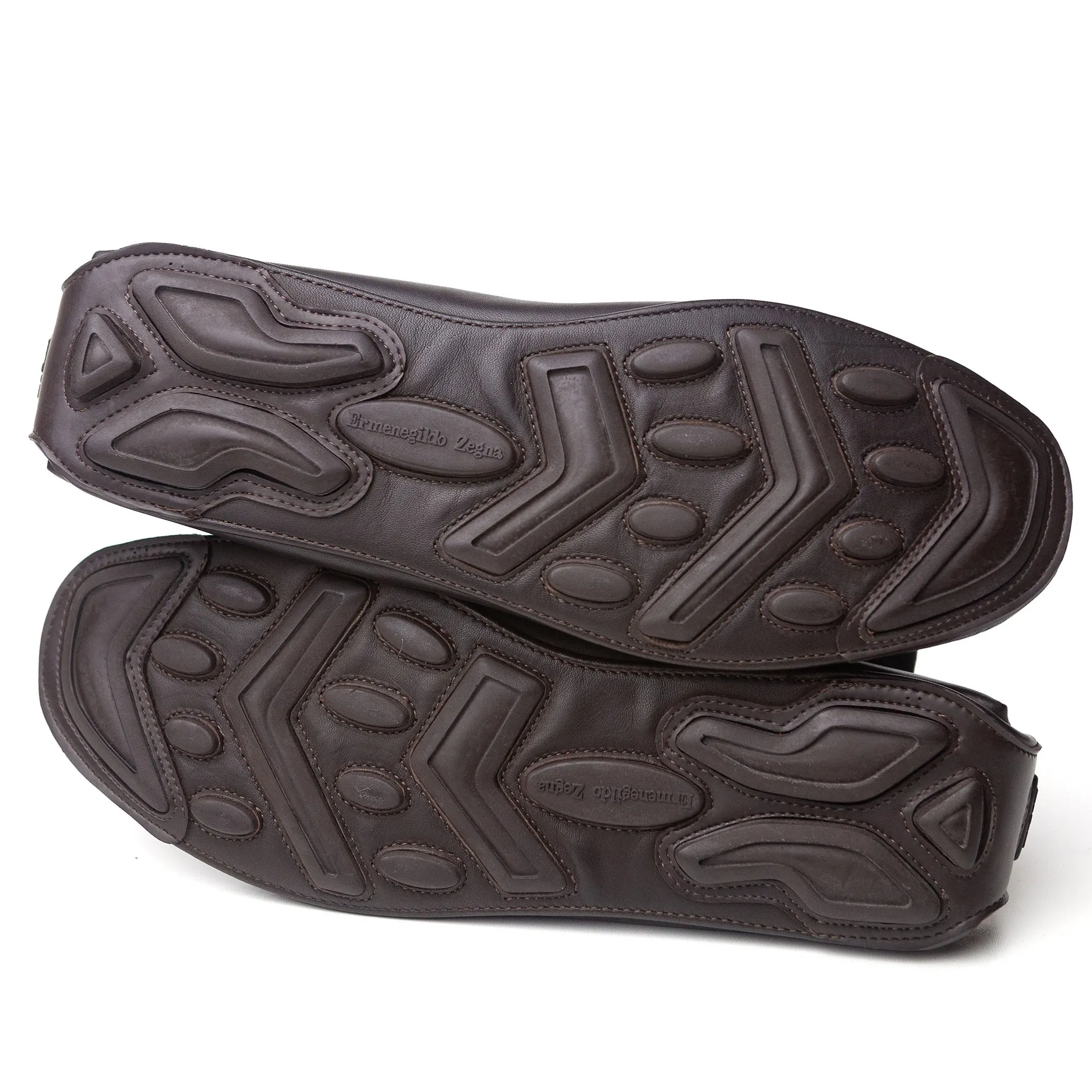 Brown Leather Moccasins #690