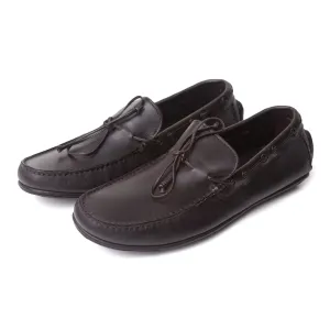 Brown Leather Moccasins #690