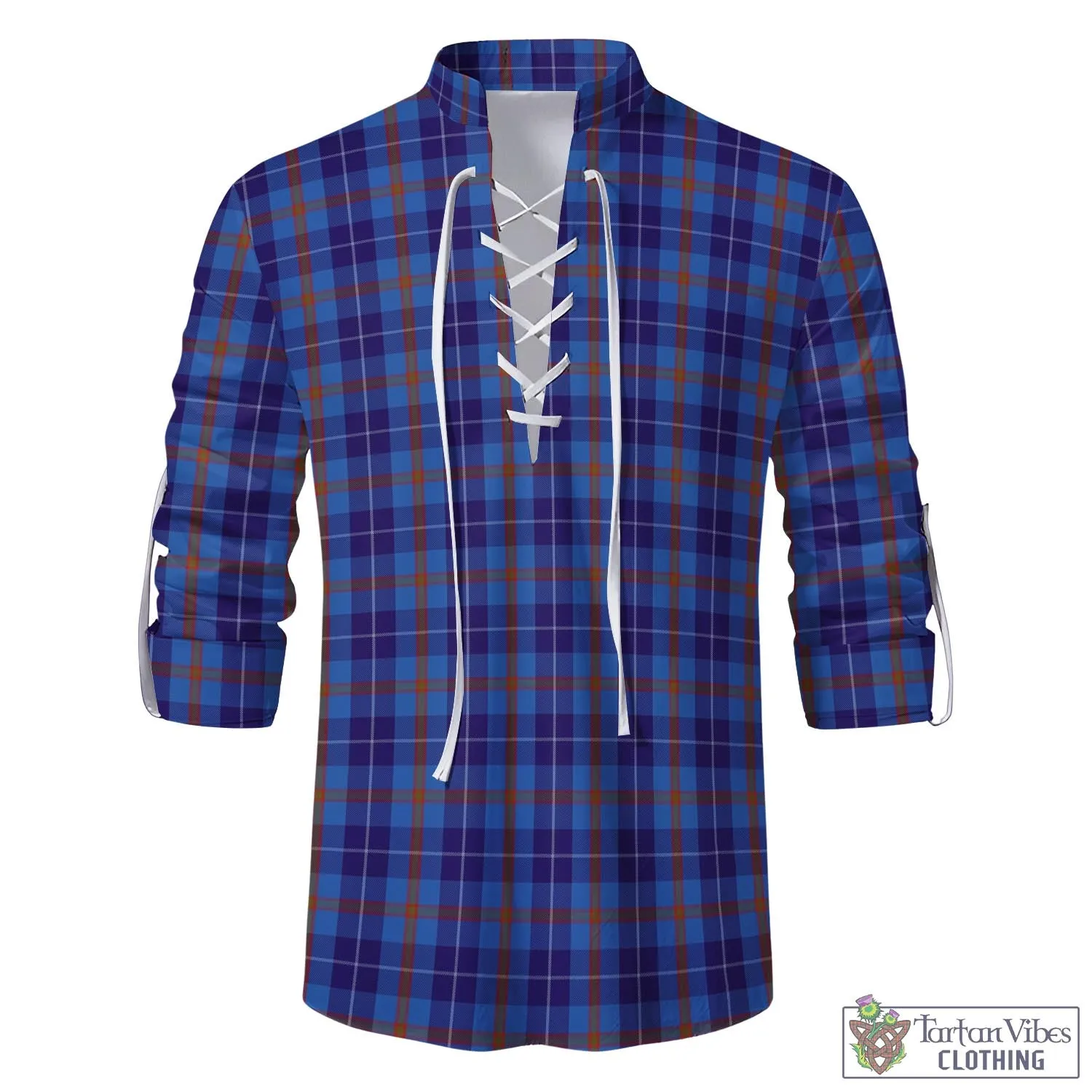 Bryson Tartan Men's Scottish Traditional Jacobite Ghillie Kilt Shirt
