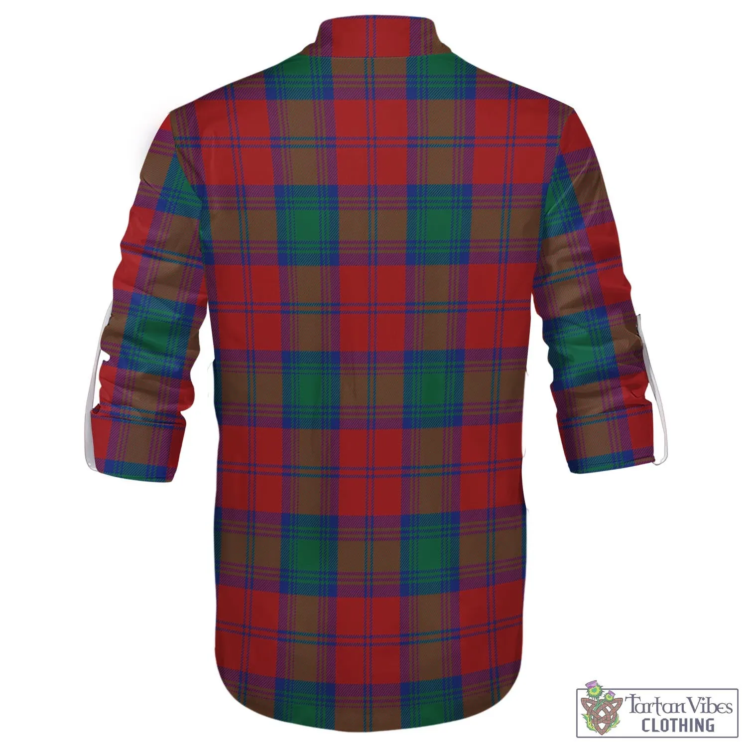 Byres (Byses) Tartan Men's Scottish Traditional Jacobite Ghillie Kilt Shirt