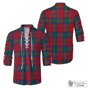 Byres (Byses) Tartan Men's Scottish Traditional Jacobite Ghillie Kilt Shirt
