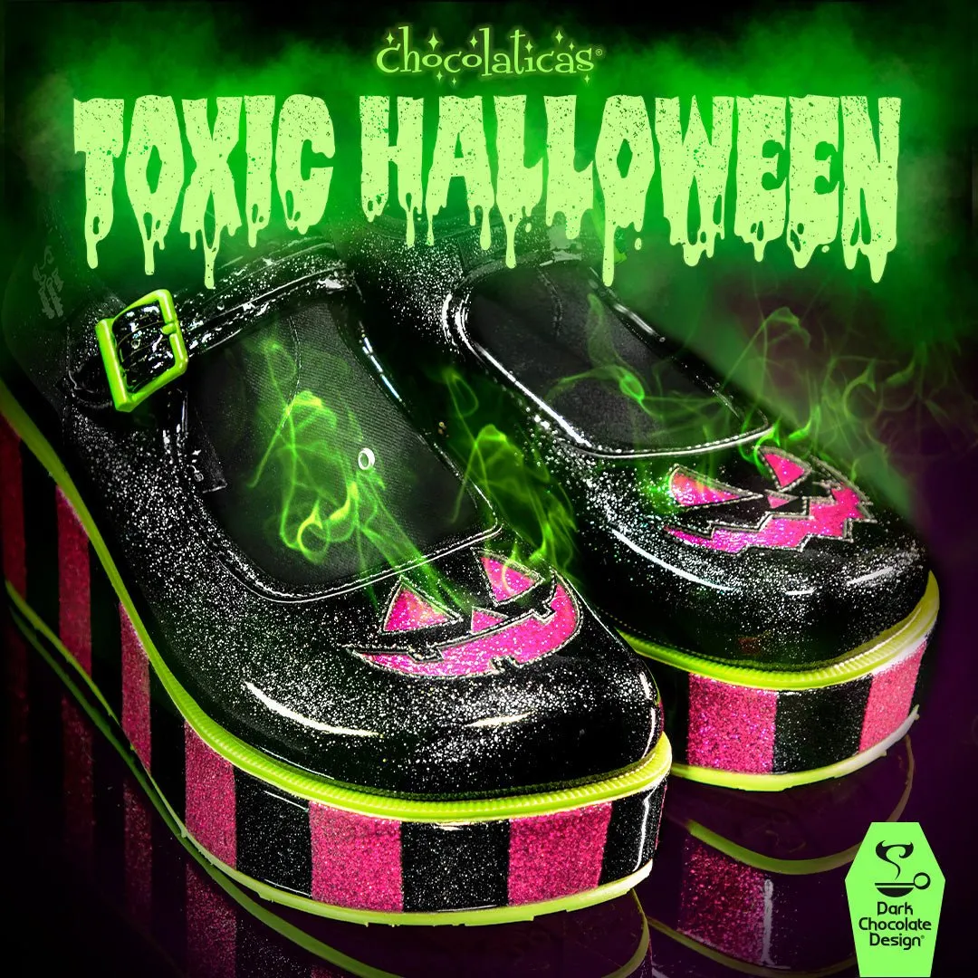 Chocolaticas® TOXIC HALLOWEEN Women's Mary Jane Platform