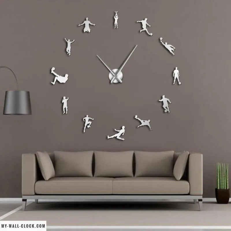 Clock stickers Soccer
