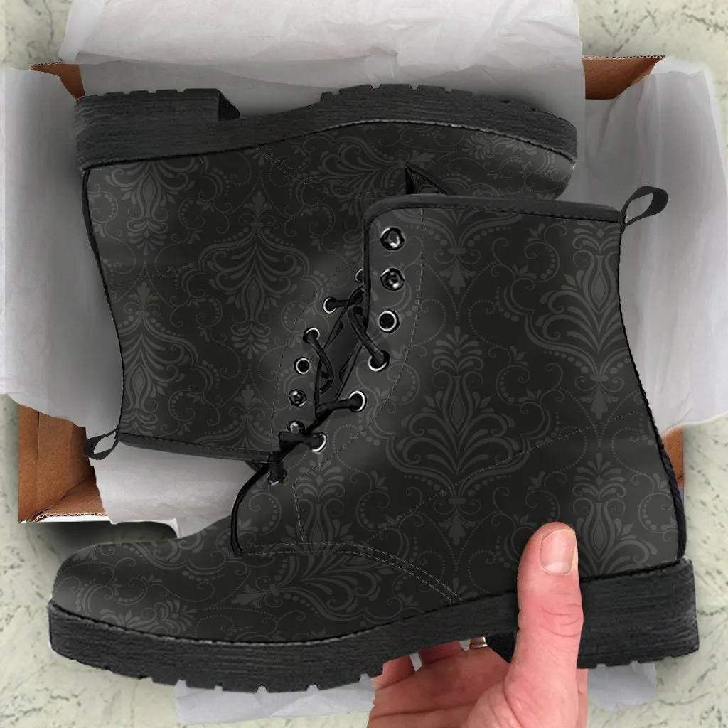 Combat Boots - Classic Pattern #113 | Unisex Boots, Custom Shoes, Hippie Boots, 90s Boots, Women's Boots