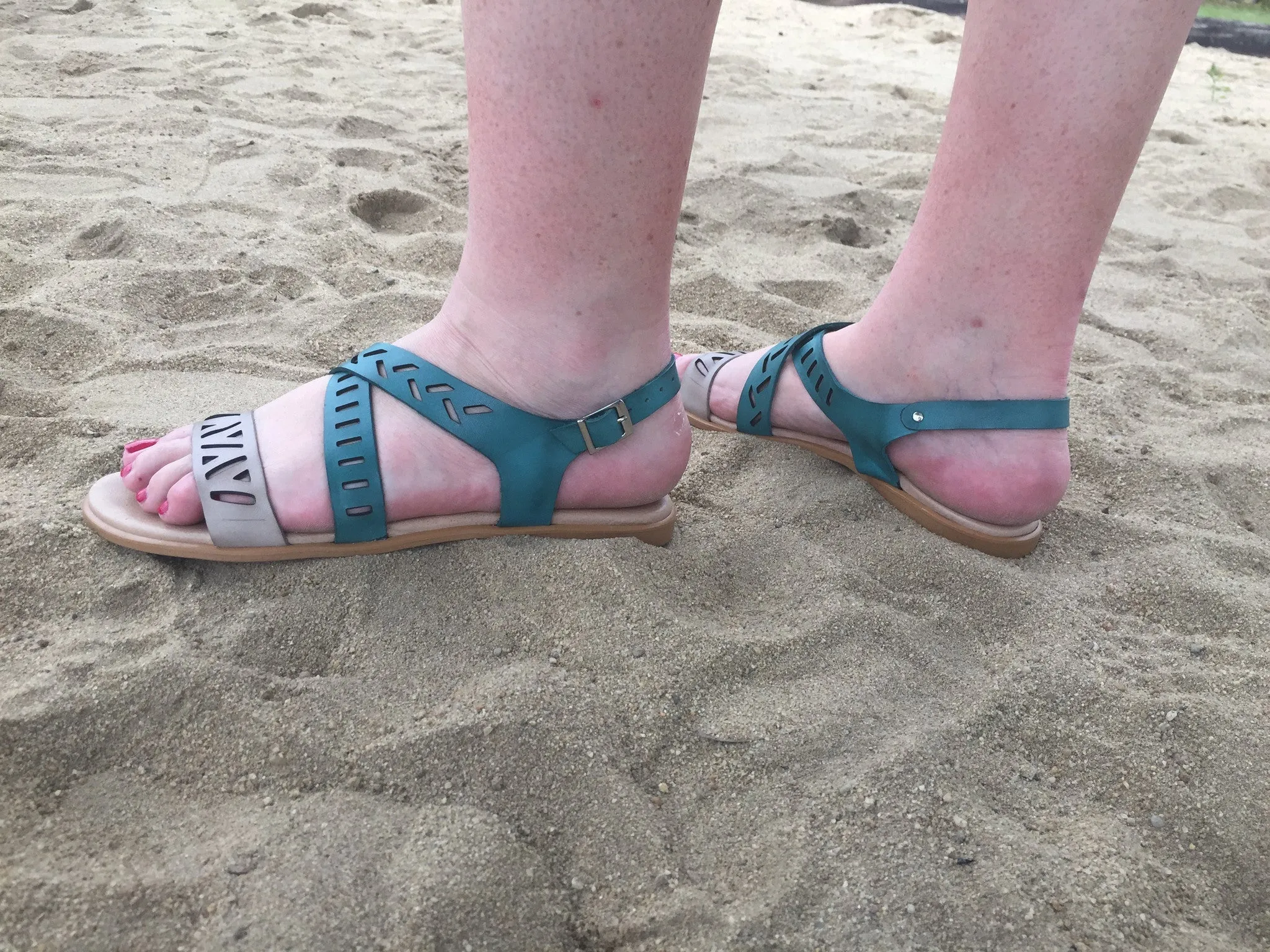 Cross Over Flat Sandals MADE IN SPAIN