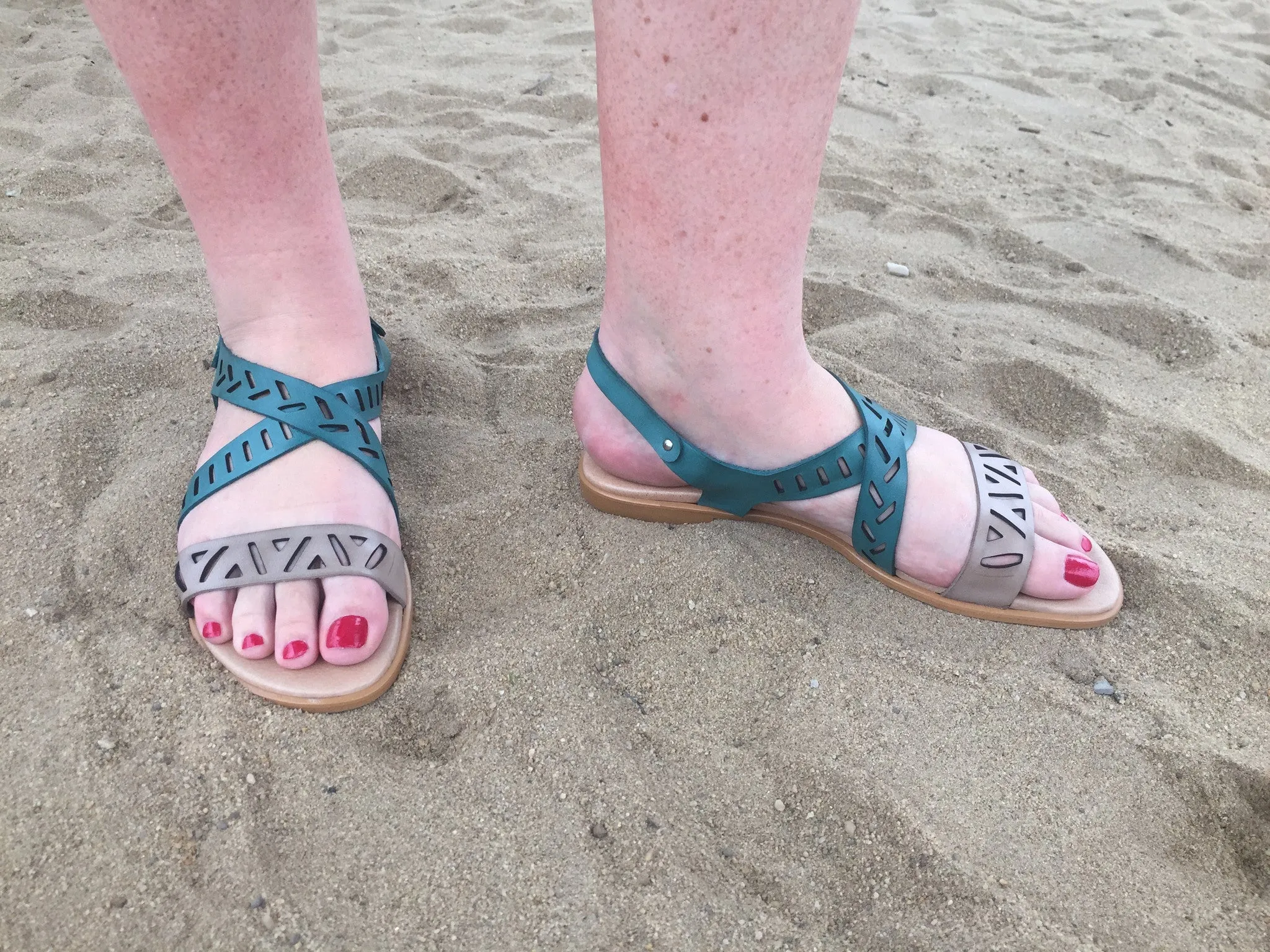 Cross Over Flat Sandals MADE IN SPAIN