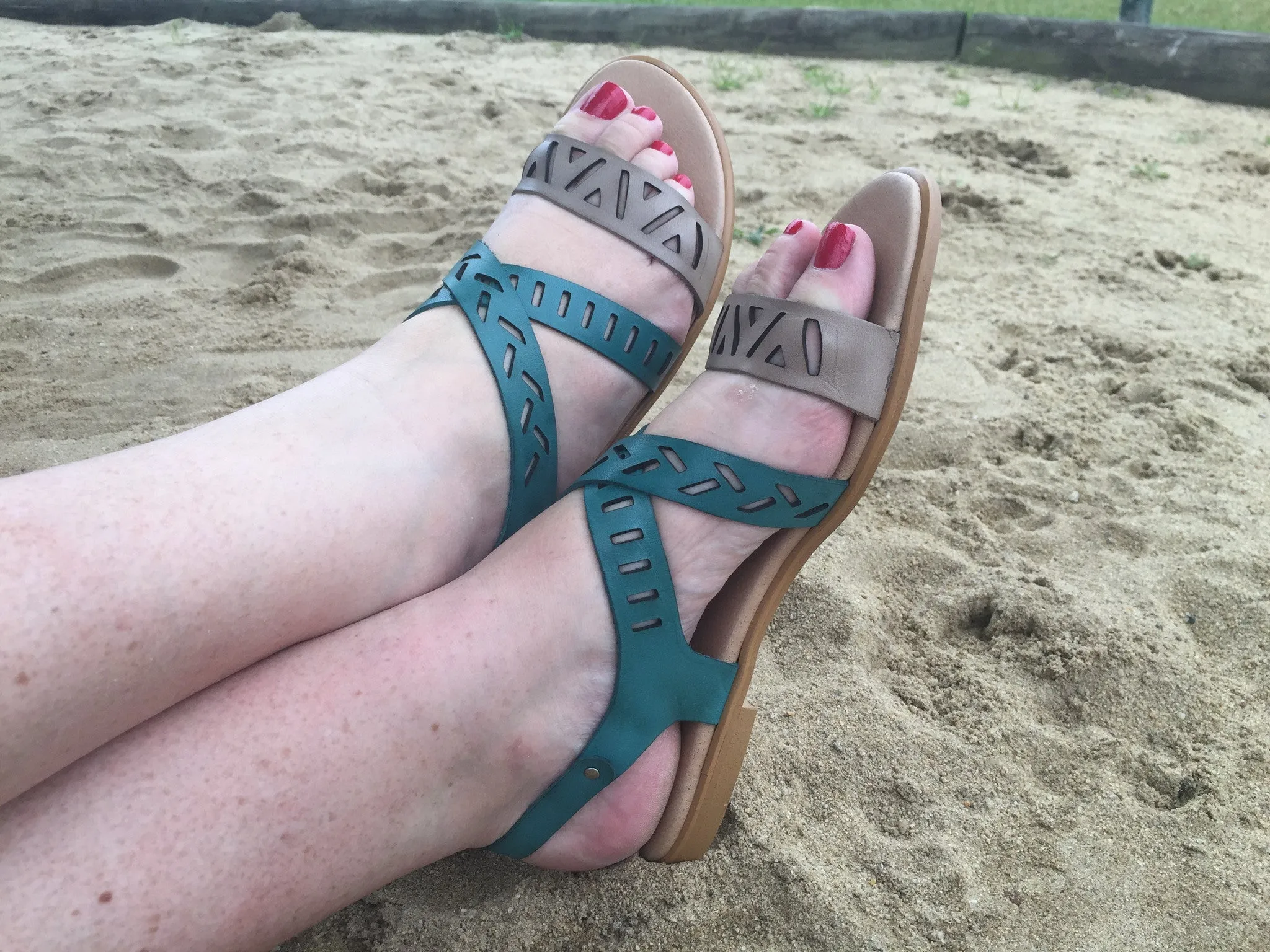 Cross Over Flat Sandals MADE IN SPAIN