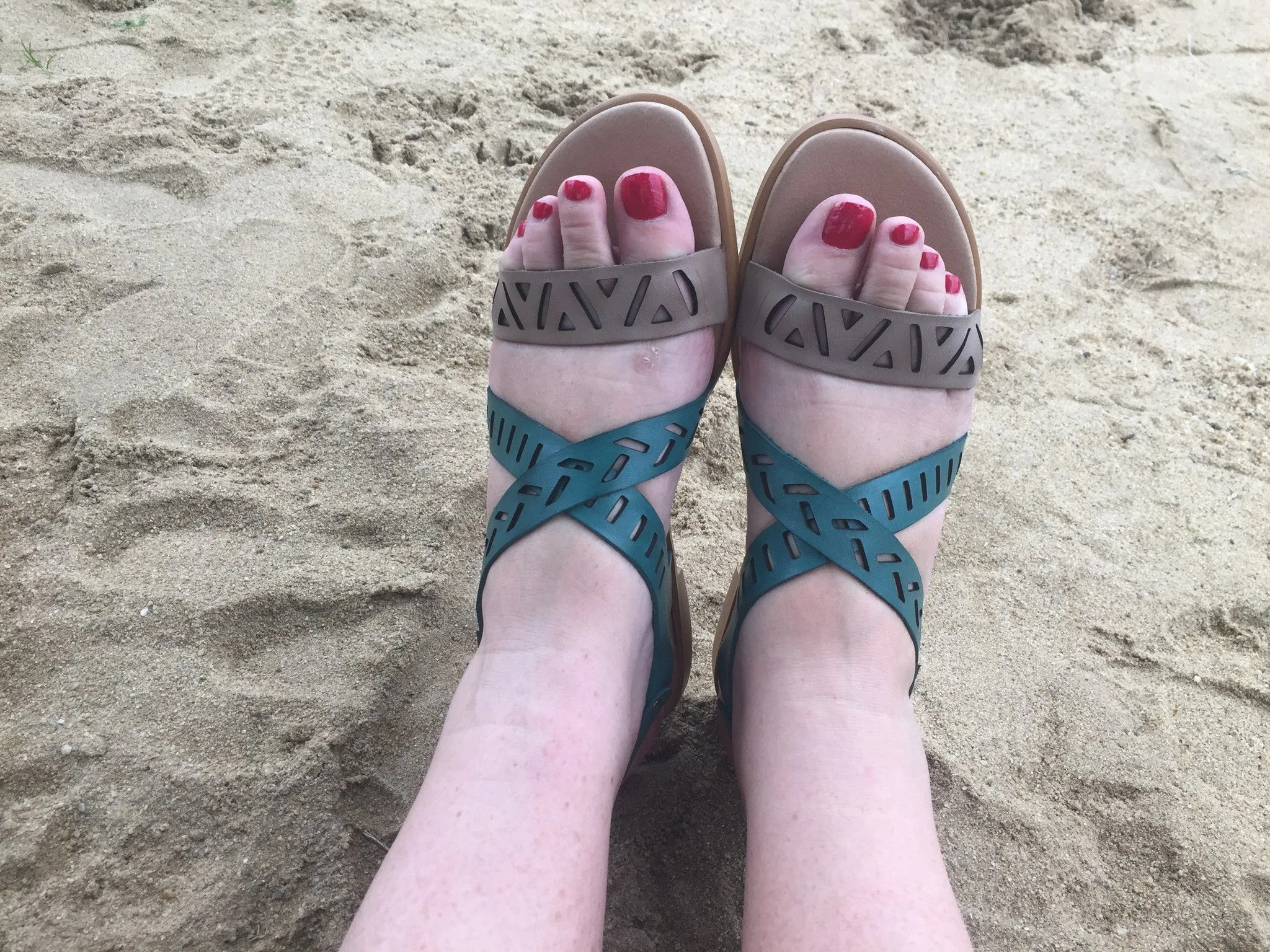 Cross Over Flat Sandals MADE IN SPAIN