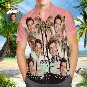 Custom Photo Hawaiian Shirts Mens Vintage Hawaiian Shirts Gifts For Him
