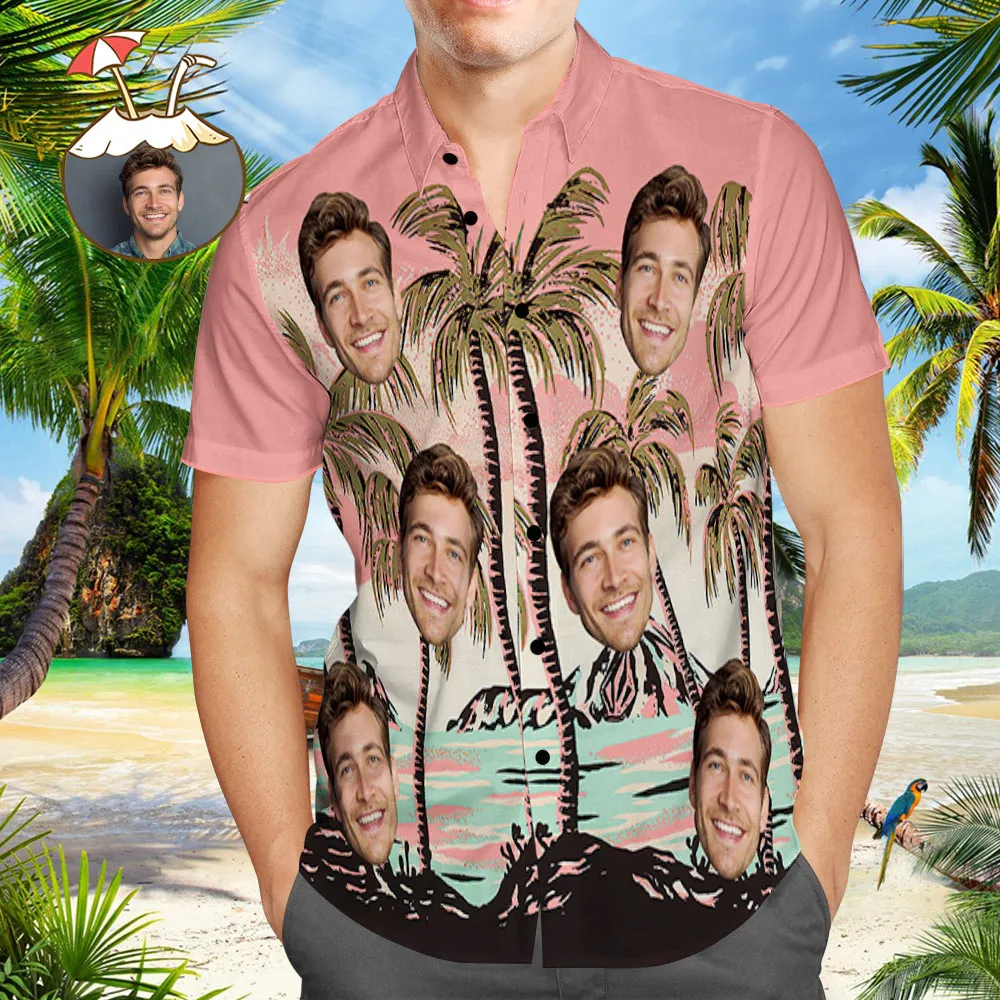 Custom Photo Hawaiian Shirts Mens Vintage Hawaiian Shirts Gifts For Him