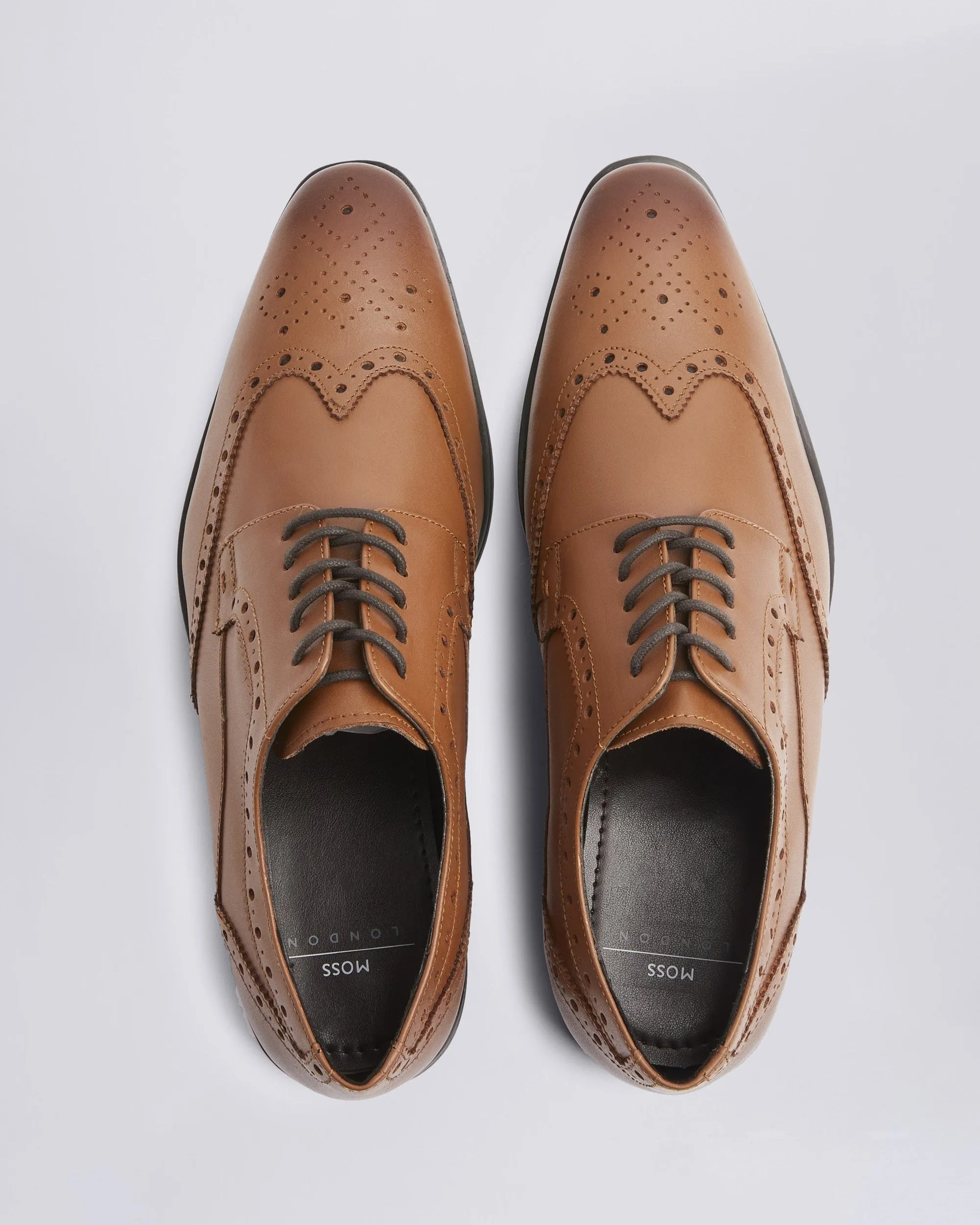 Deakin Tan Brogue Shoe