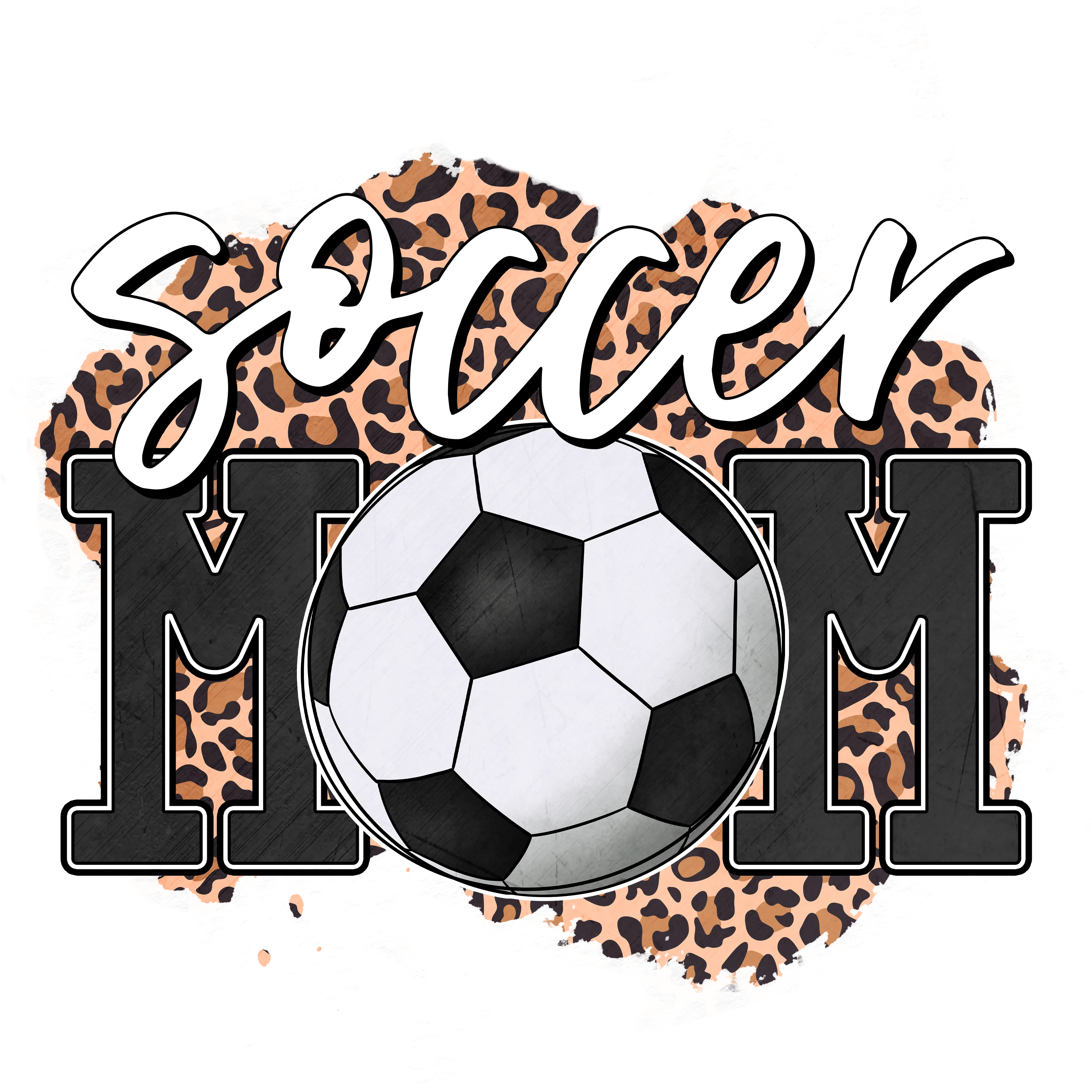 Direct to Film Transfer - Soccer Mom