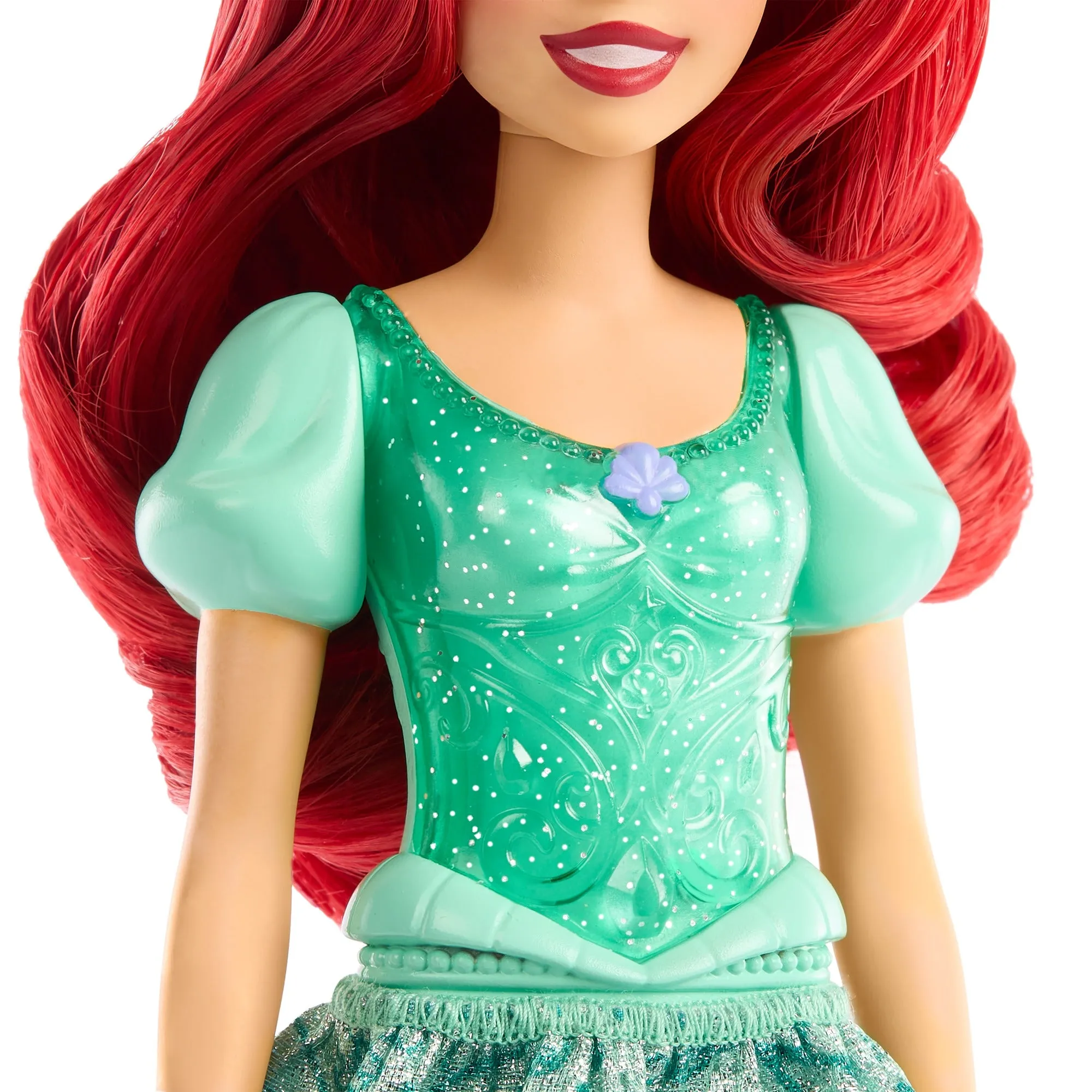 Disney Princess Ariel Posable Fashion Doll with Sparkling Clothing and Accessories for Kids Ages 3 