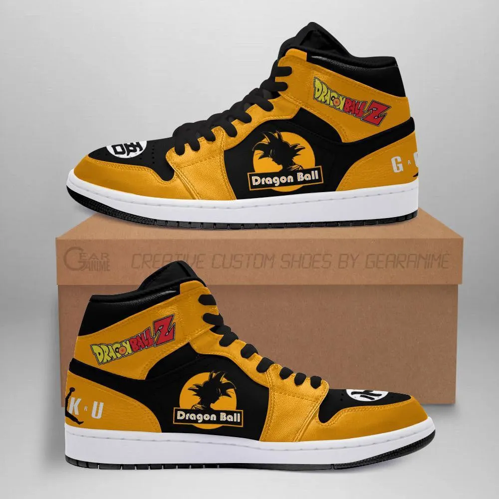 Dragon Ball Goku Sneakers Silhouette Custom DBZ Anime Shoes