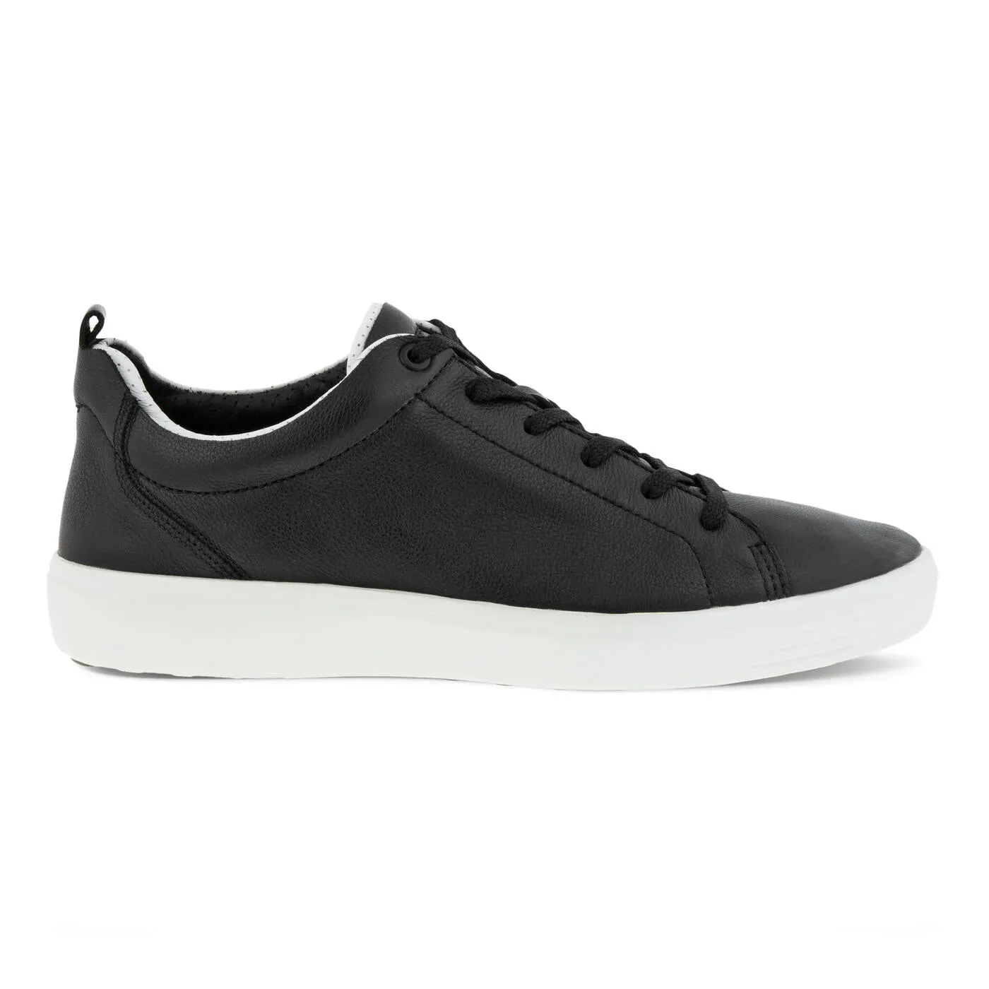 'Ecco' Men's Soft 7 Sneaker - Black / White