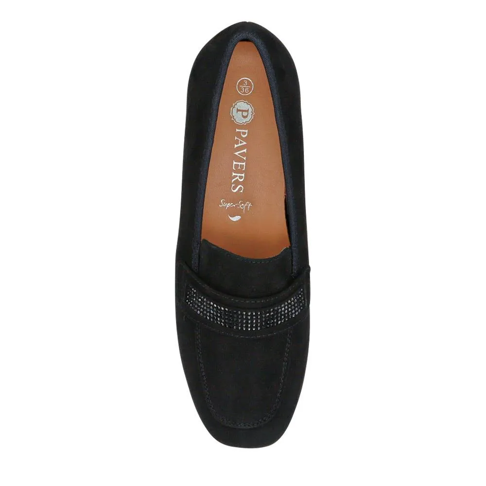 Embellished Block-Heeled Moccasins - PLAN41000 / 326 852