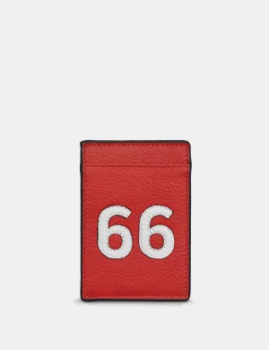 England Legends 66 Compact Leather Card Holder