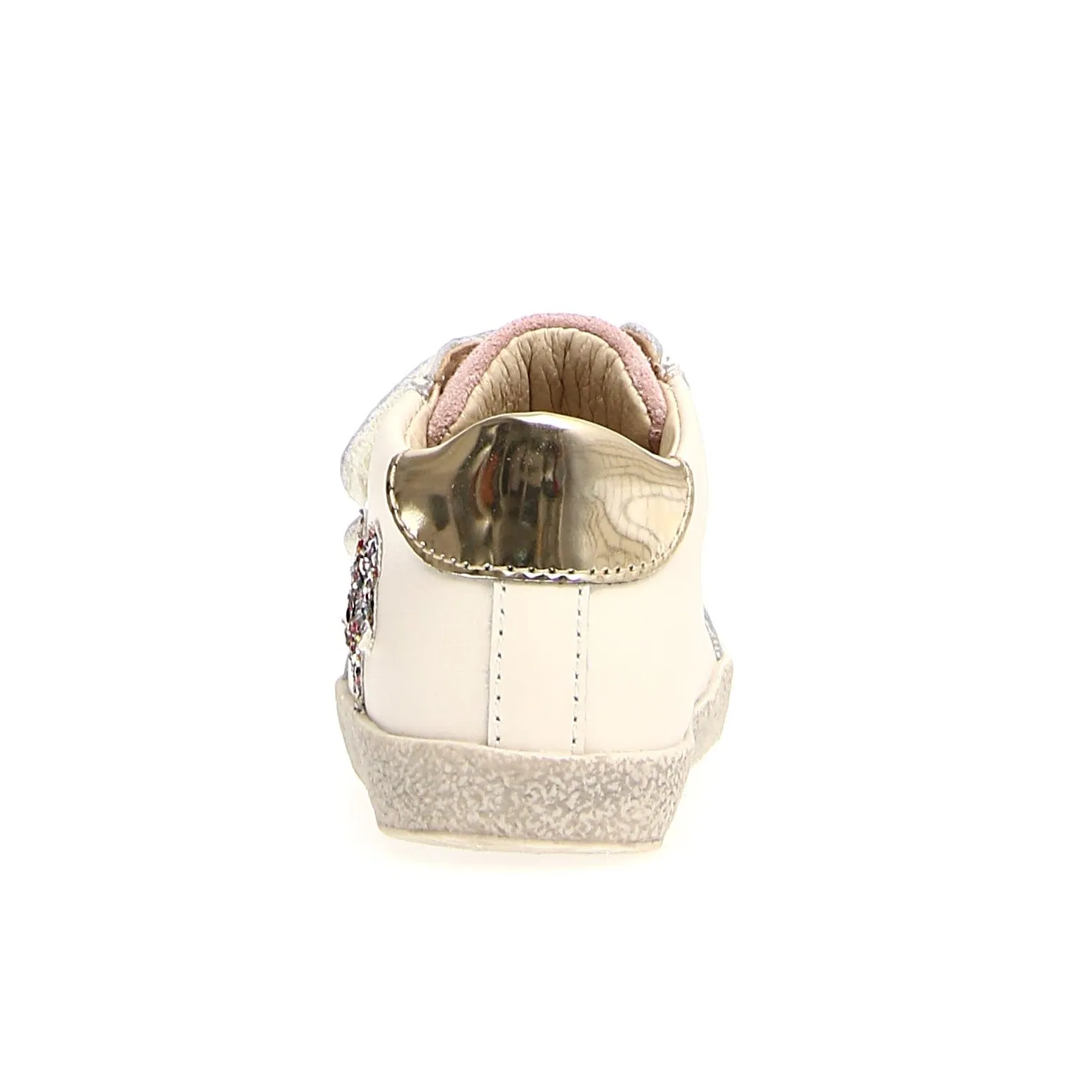 Falcotto Girl's Alnoite High VL Sneakers - Platinum/Milk