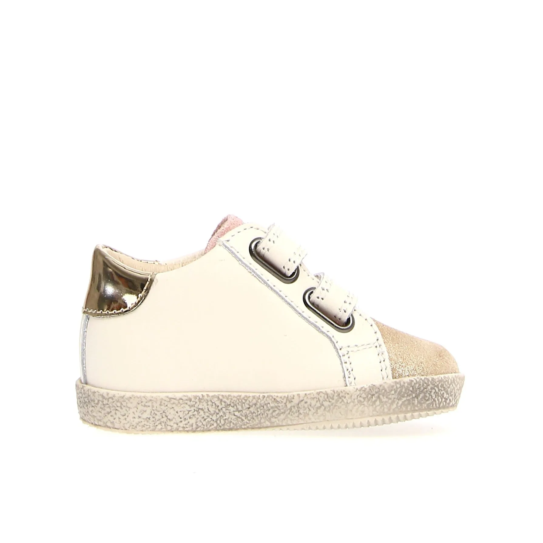 Falcotto Girl's Alnoite High VL Sneakers - Platinum/Milk