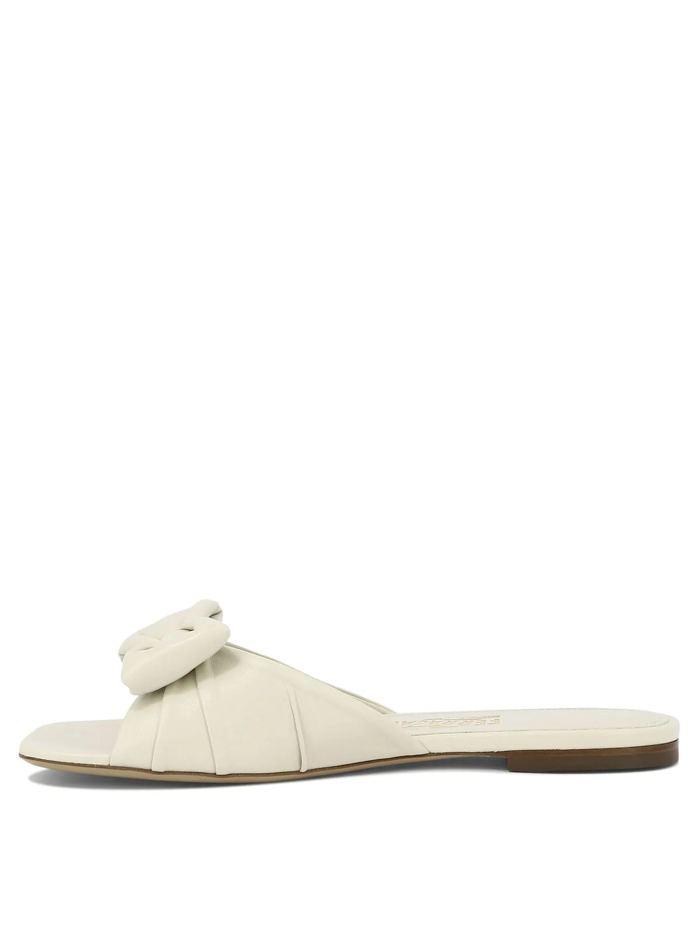 Ferragamo White Women's Sandals for the 24SS Season