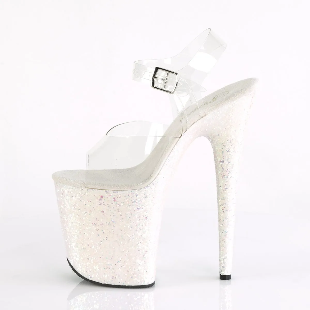 FLAMINGO-808LG Clear/Opal Multi Glitter
