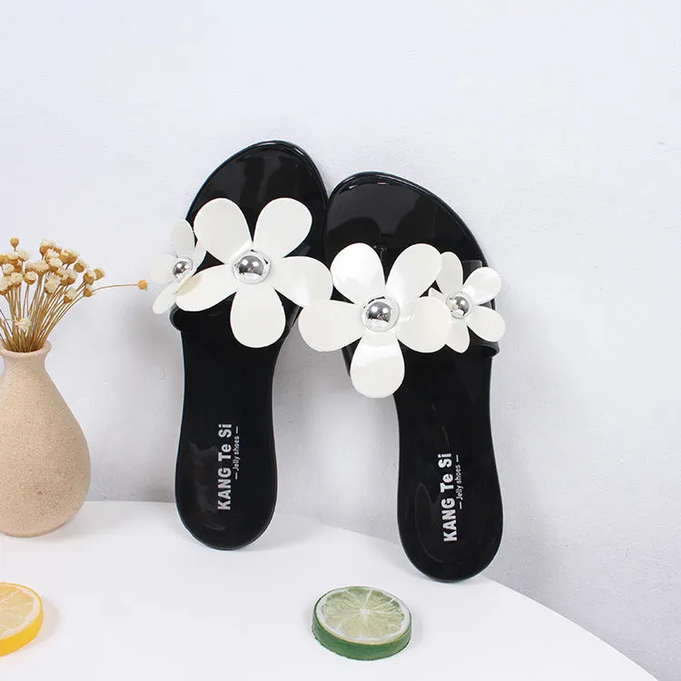 flat beach female casual sandals and slippers-2019
