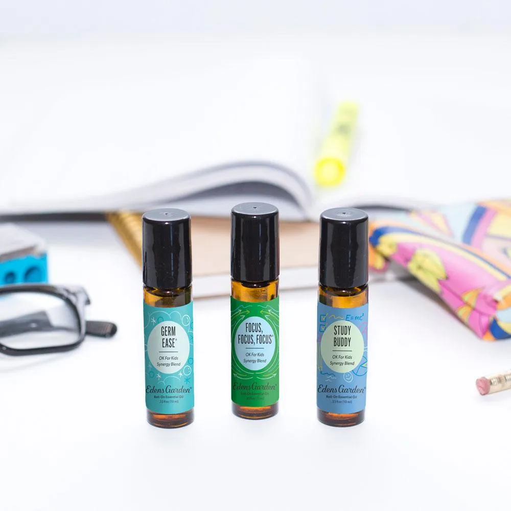 Focus, Focus, Focus Essential Oil Roll-On- Helps Boost Attention & Reduce Stress