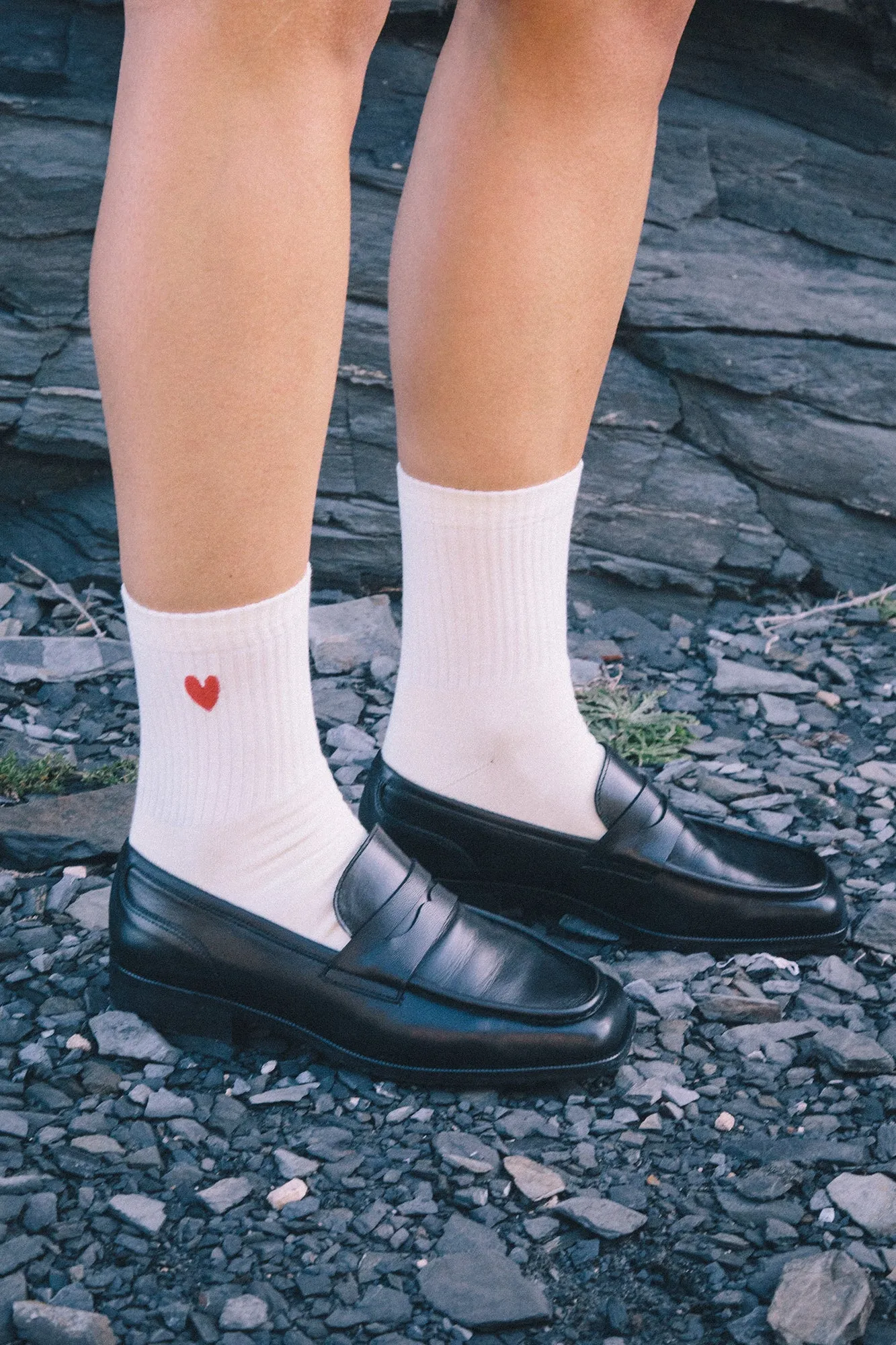 Frida Black Moccasins