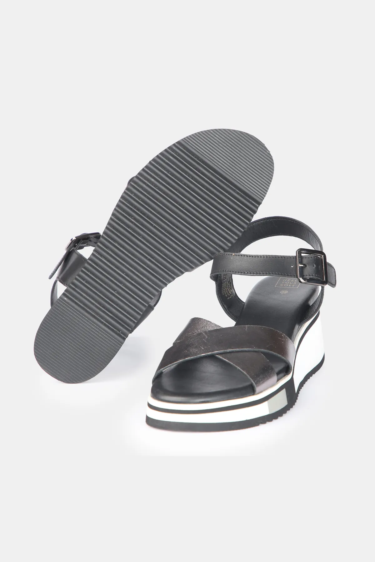 Gigi Wedge Heels - Gun Metal