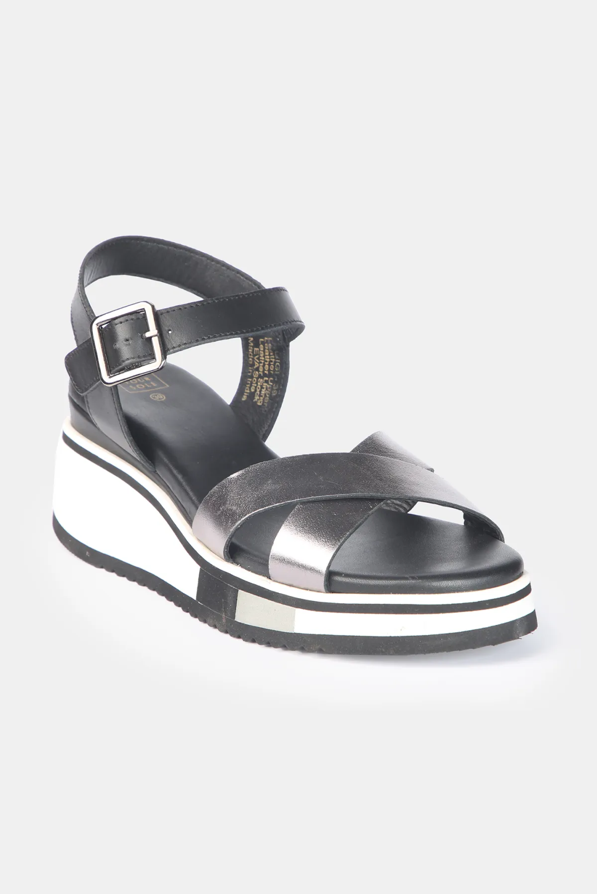 Gigi Wedge Heels - Gun Metal