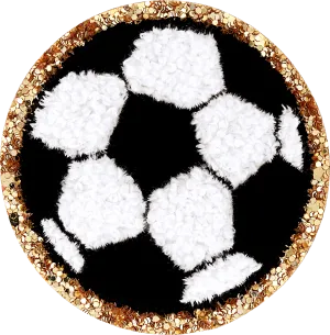 Glitter Varsity Soccer Patch