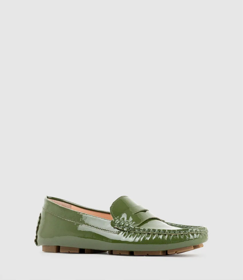 GRACEY Driving Moccasin in Grass Patent