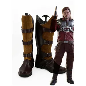 Guardians of the Galaxy Peter Jason Quill Star lord Boots Cosplay Shoes