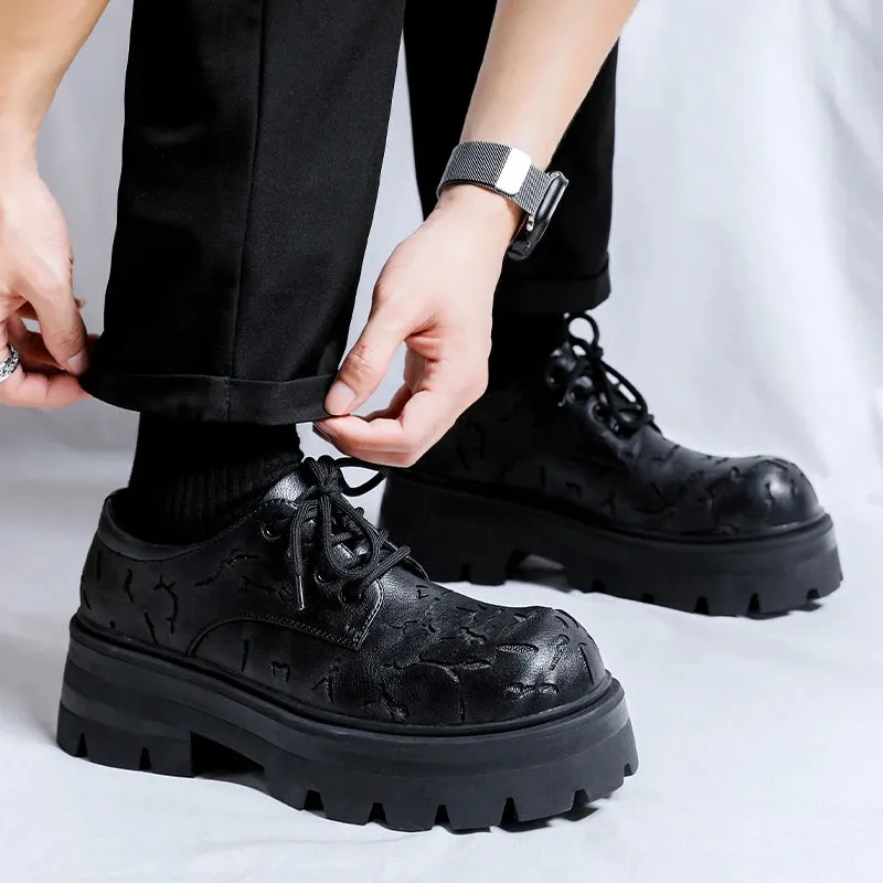 Hnzxzm Men Dress Shoes lace up oxfords Patent Leather Brogue Shoe Male Formal Party Office Shoes Men Oxfords Business Moccasins Shoes