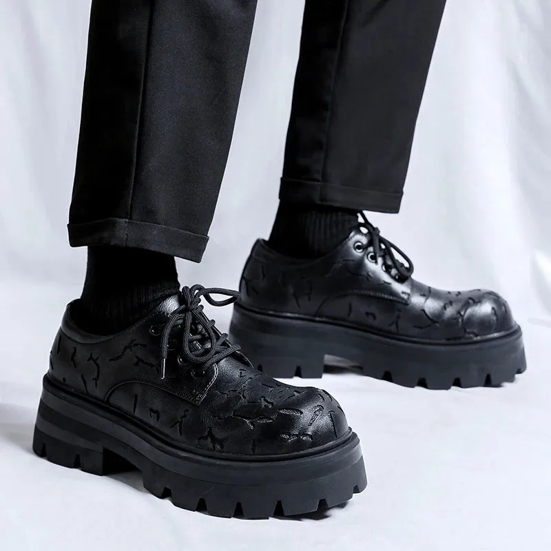 Hnzxzm Men Dress Shoes lace up oxfords Patent Leather Brogue Shoe Male Formal Party Office Shoes Men Oxfords Business Moccasins Shoes